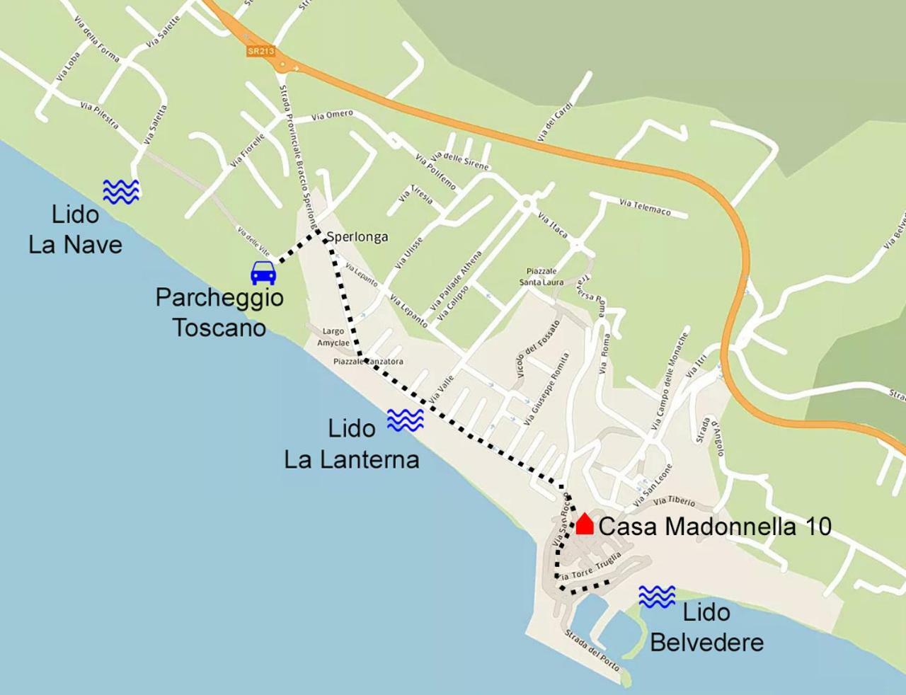 Casa Vacanza Madonnella 10 Sperlonga Exterior foto